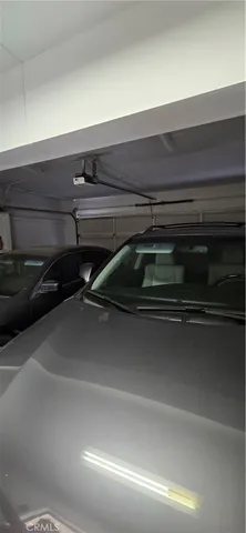 a close up of a car parked in a kitchen