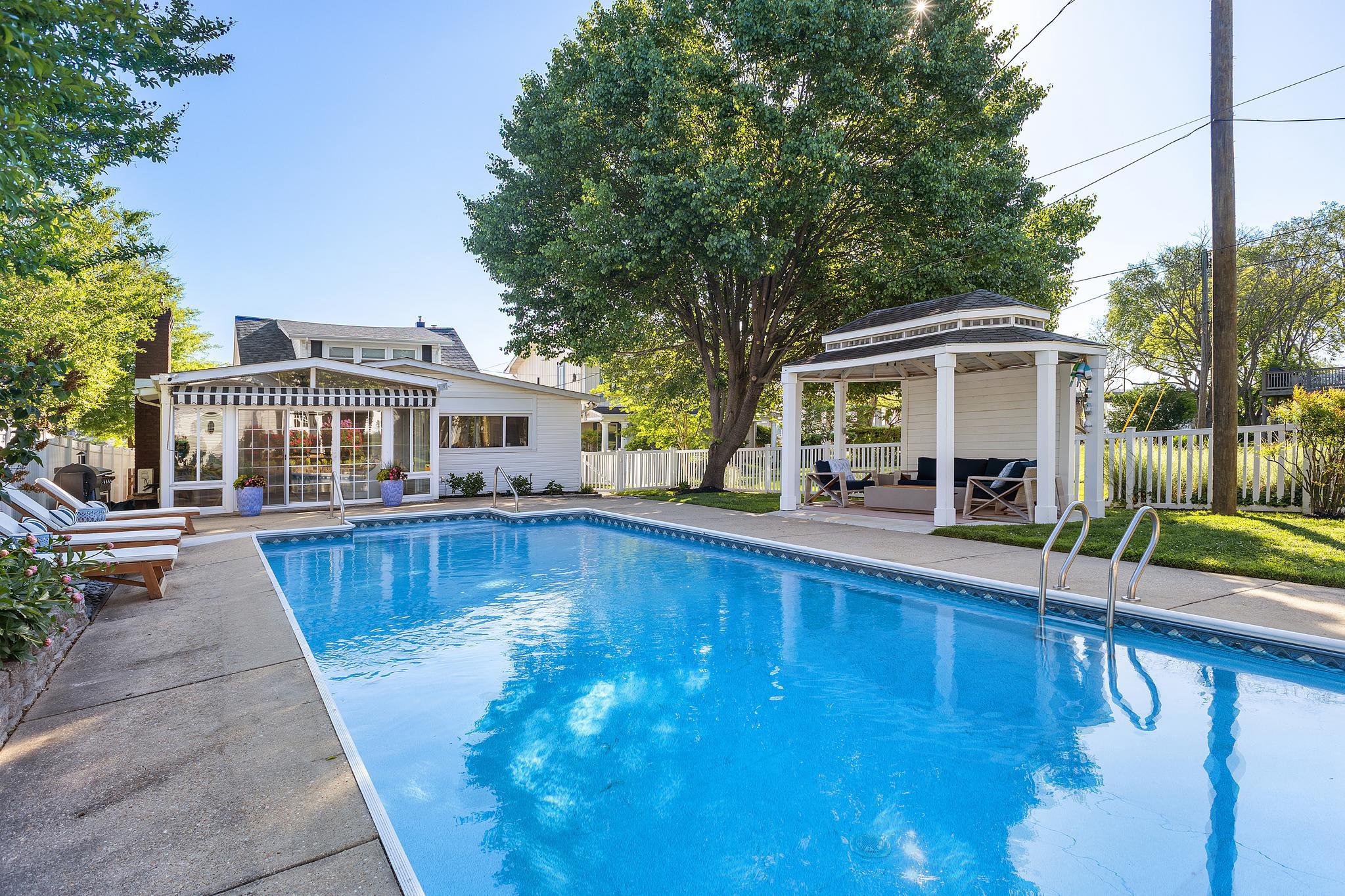 241 Edgewater Drive Edgewater, MD 21037 - Photo 46 of 51 Pool with Gazebo