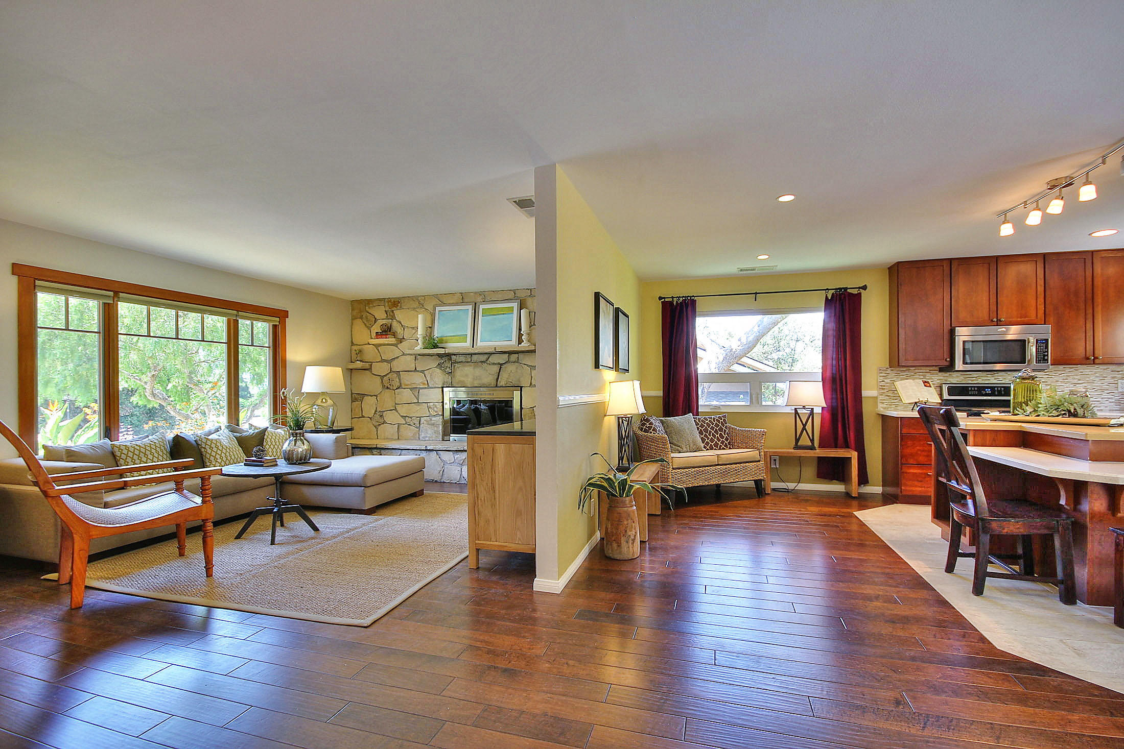 515 Fellowship Road Santa Barbara, CA 93109 - Photo 6 of 25 a living room with furniture and a wooden floor