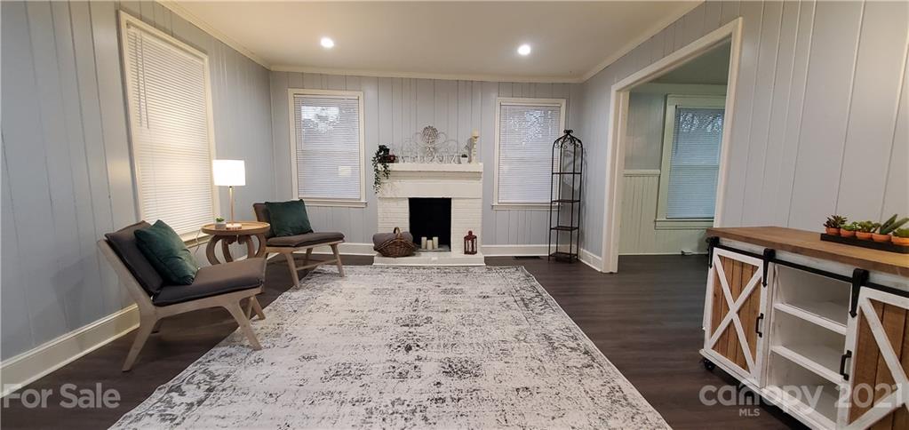 4123 Old Monroe Road Indian Trail, NC 28079 - Photo 4 of 14 a living room with furniture and a fireplace