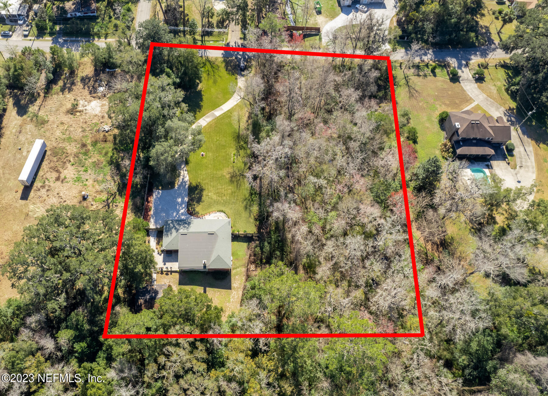 8431 Newton Road Jacksonville, FL 32216 - Photo 33 of 33 Drone View 3