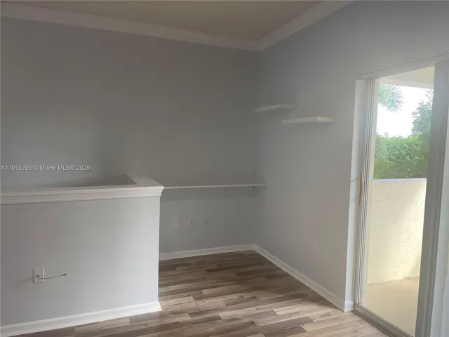 a view of an empty room