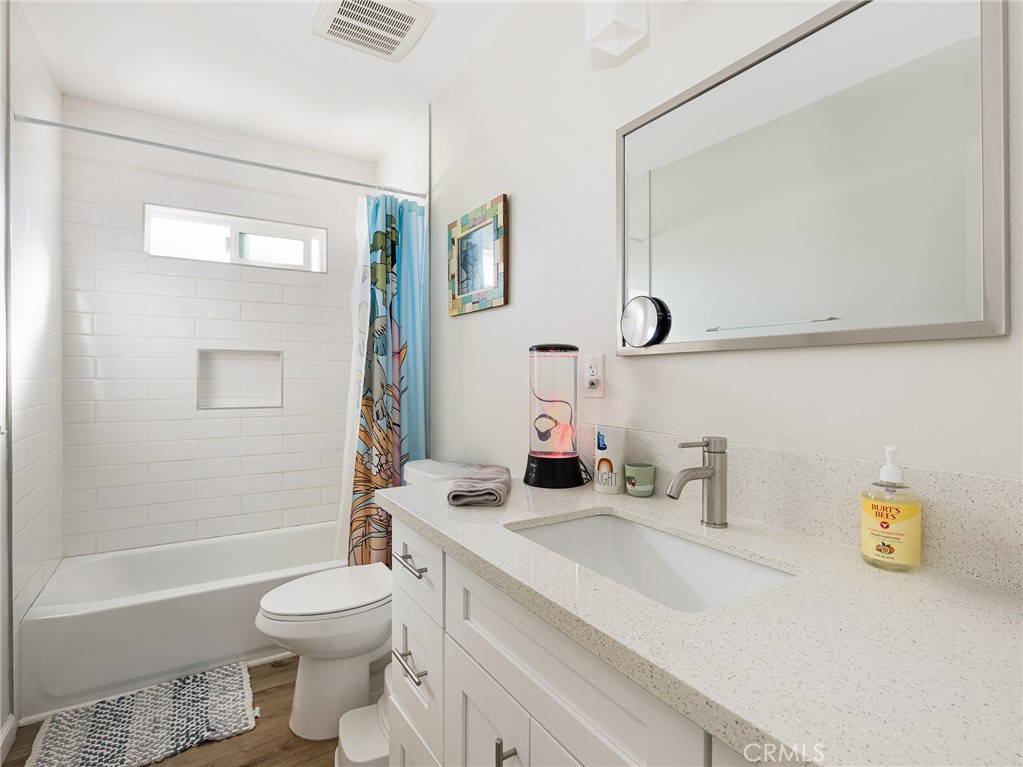 526 Sheldon Street El Segundo, CA 90245 - Photo 17 of 41 a bathroom with a sink a toilet and shower
