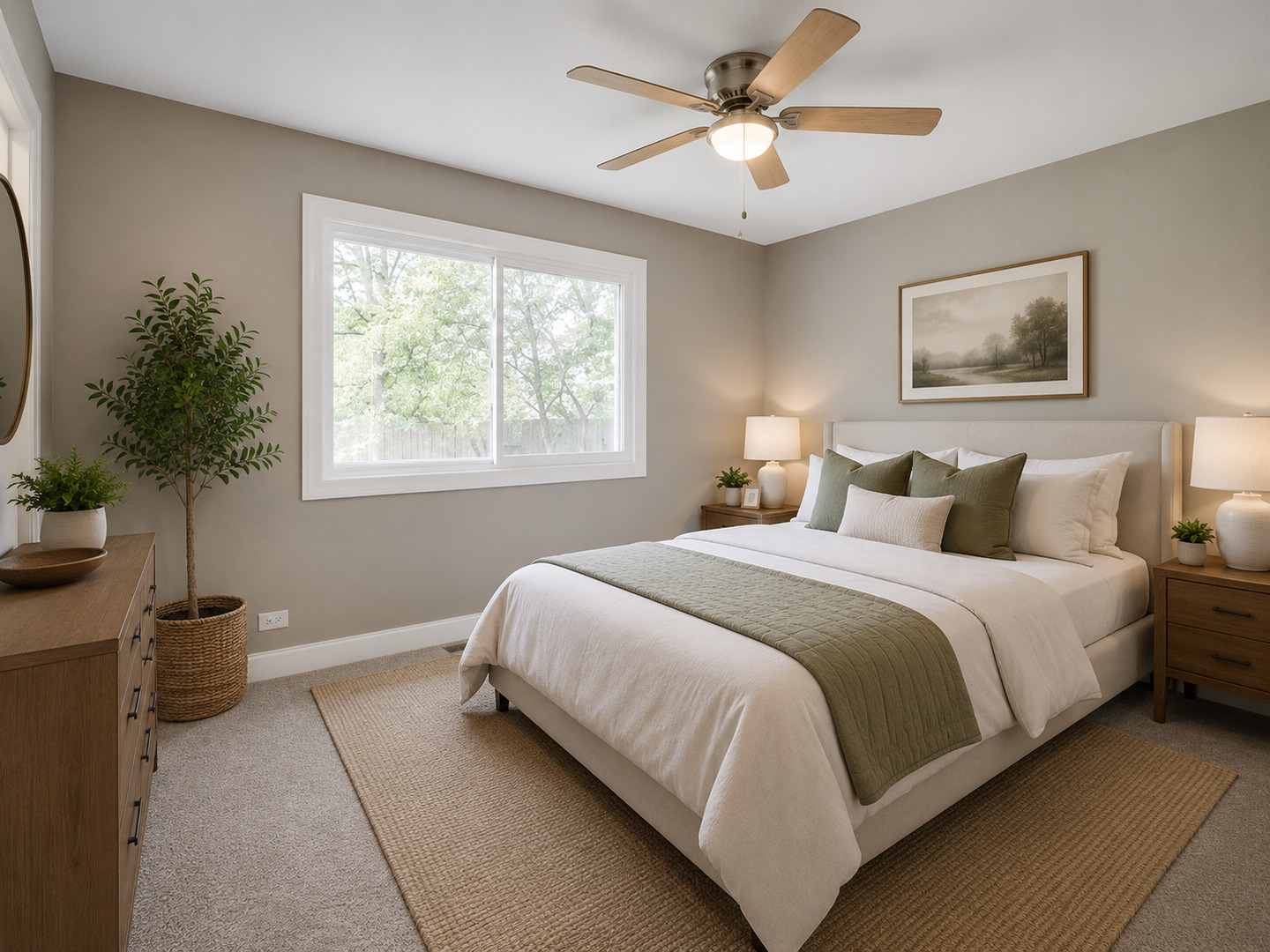 106 Foxcroft Road Naperville, IL 60565 - Photo 12 of 21 a bedroom with a large bed and a window