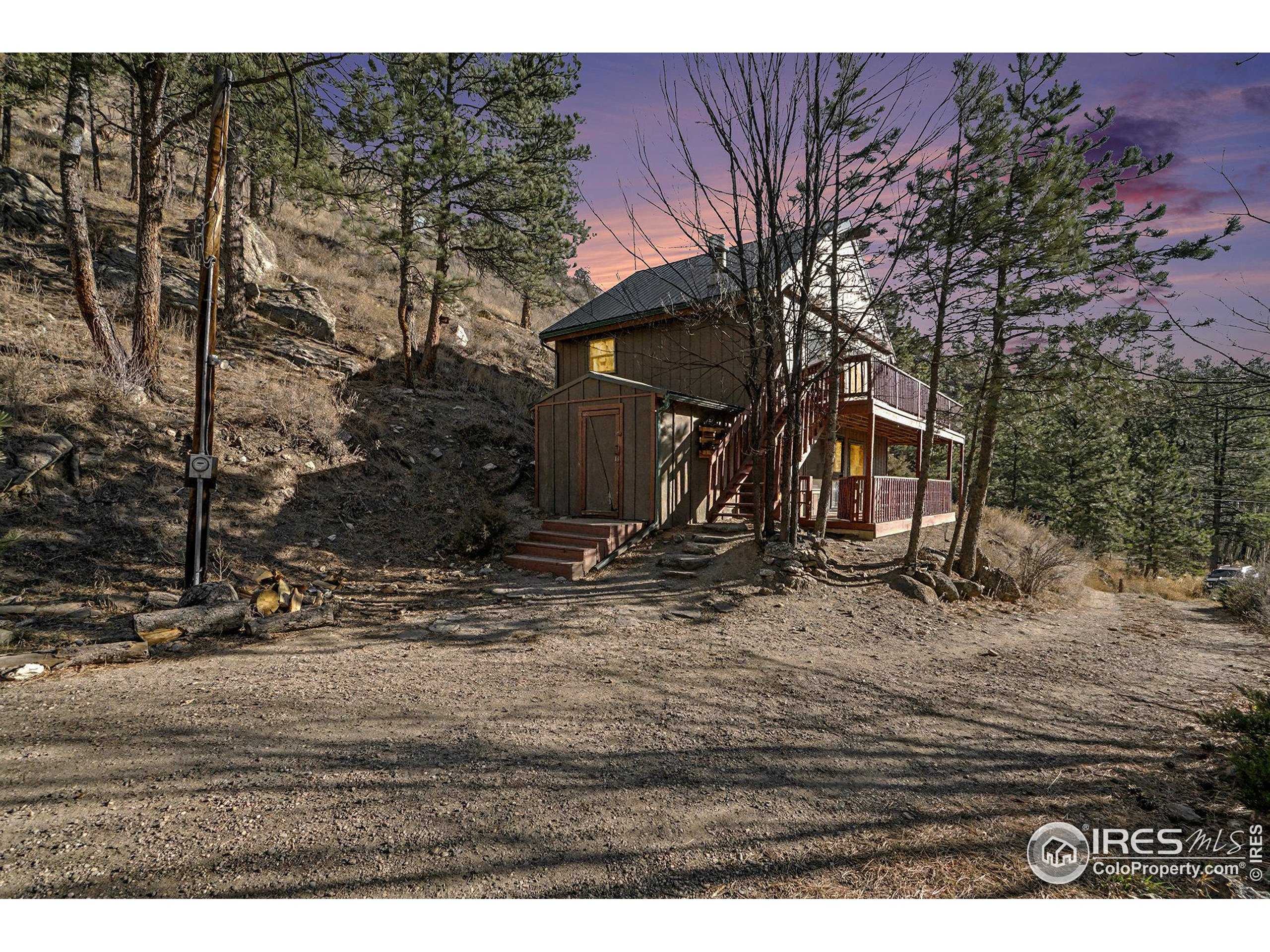 280 Streamside Drive Drake, CO 80515 - Photo 24 of 26 a view of outdoor space with sliding door