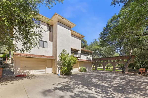 a view of street with trees