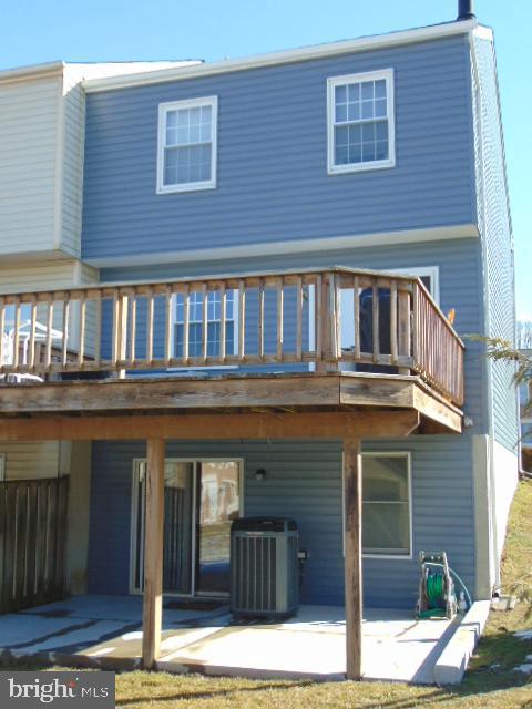 8716 Silver Hall Road Perry Hall, MD 21128 - Photo 19 of 22 Rear Exterior~Oversized Deck
