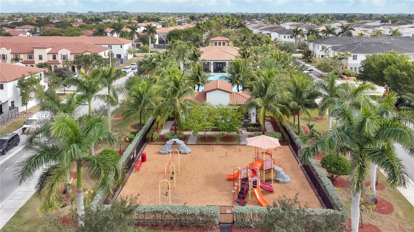14929 Southwest 176th Terrace Miami, FL 33187 - Photo 31 of 38 an aerial view of residential houses with outdoor space