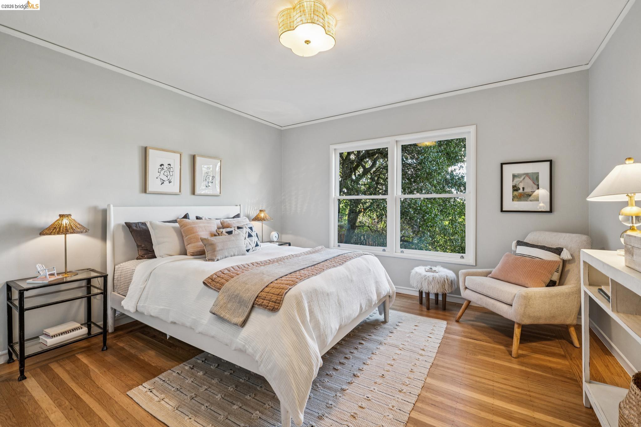 5275 Proctor Avenue Oakland, CA 94618 - Photo 28 of 43 a bed room with a bed and a chair