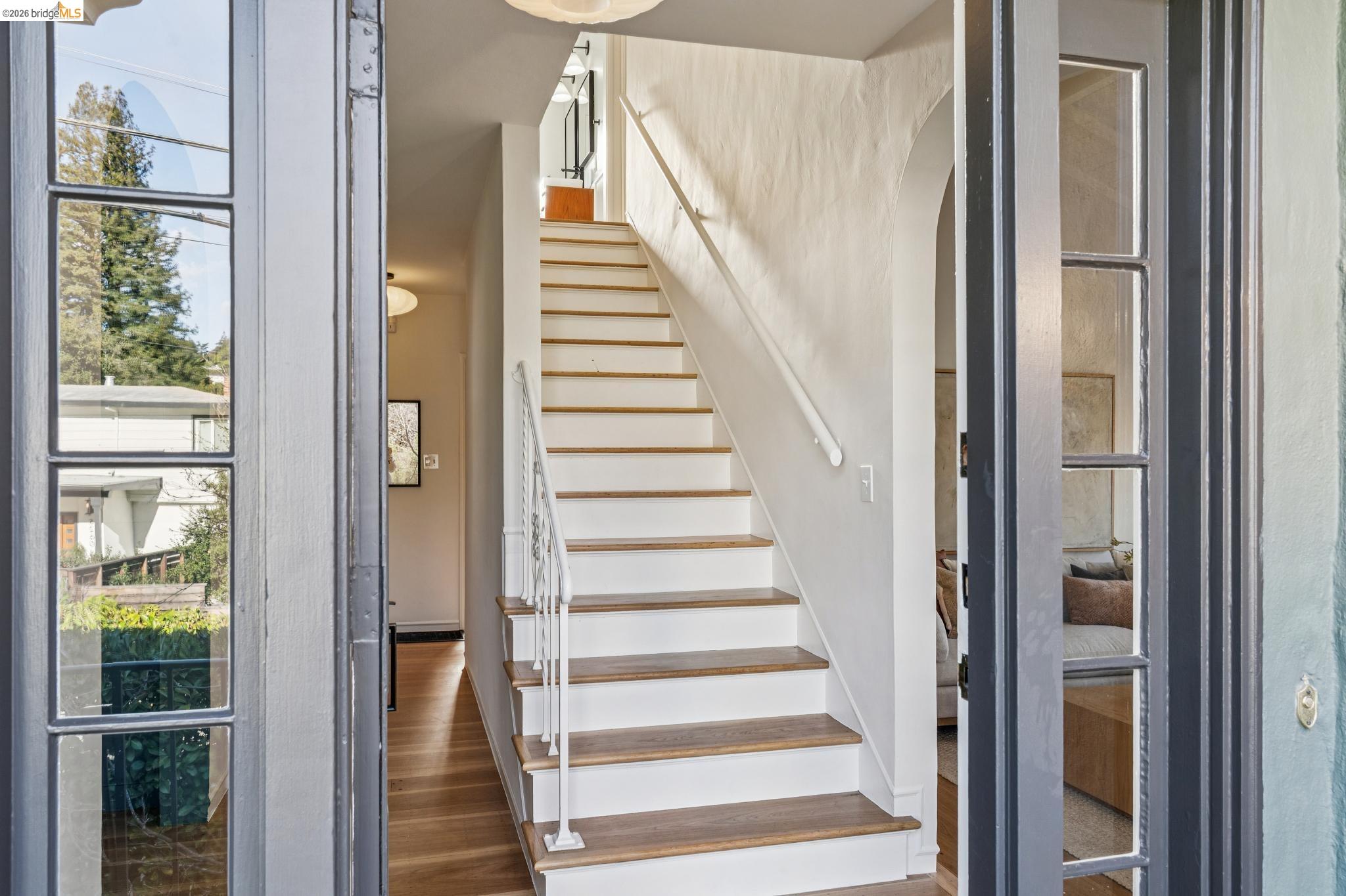5275 Proctor Avenue Oakland, CA 94618 - Photo 6 of 43 a view of entryway with wooden floor and windows
