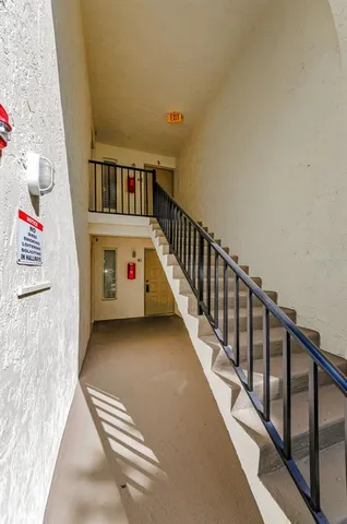 a view of a garden with patio