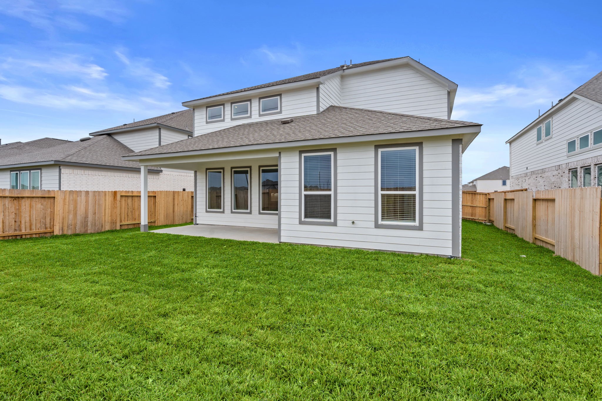 619 Yard Master Trail Rosharon, TX 77583 - Photo 35 of 46 a view of a house with a yard