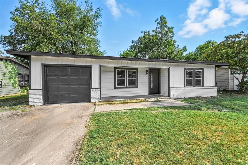 4413 Quails Lane Fort Worth, TX 76119 - Photo 3 of 20 front view of a house with a yard