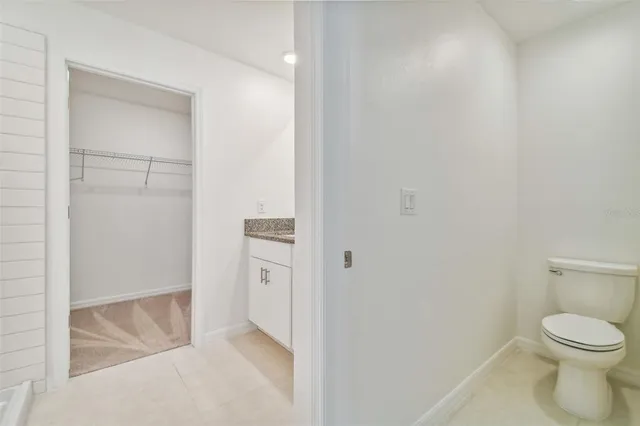 a bathroom with a toilet