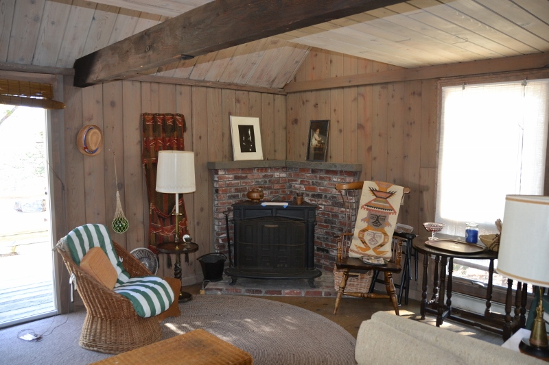 438 County Road Oak Bluffs, MA 02557 - Photo 6 of 12 2nd floor living room with wood stove