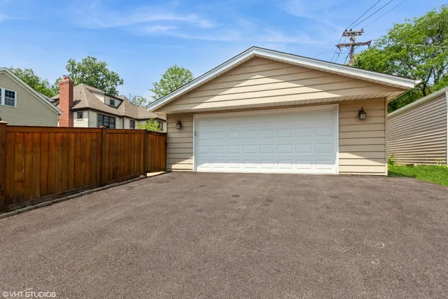 a view of backyard of house