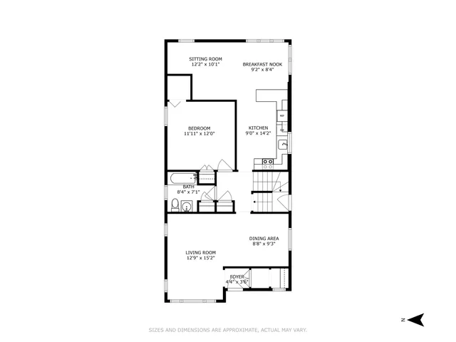 a picture of a book and a bed