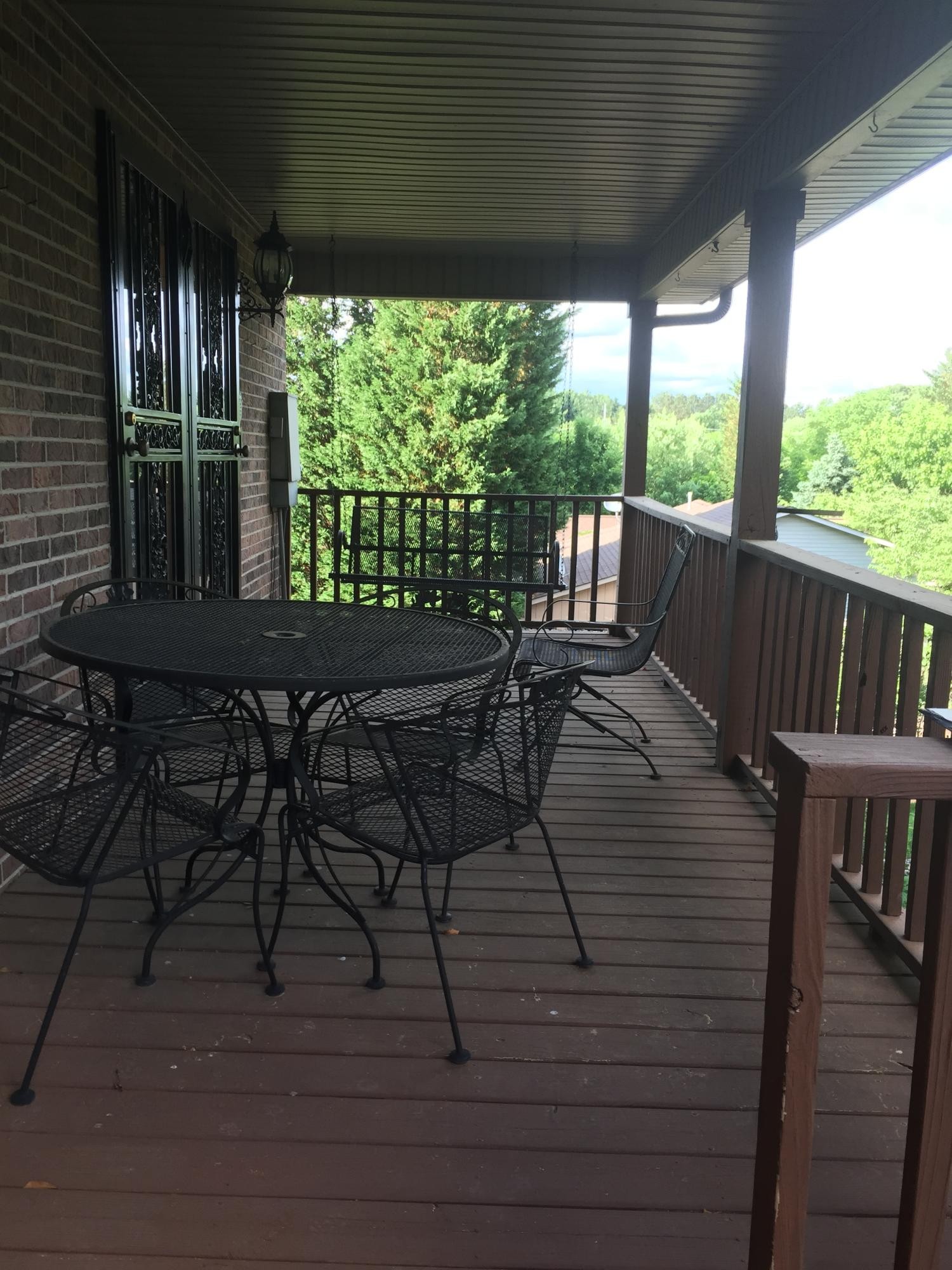 1144 North Rachaels Circle Maryville, TN 37804 - Photo 17 of 18 a view of balcony with wooden floor and outdoor seating