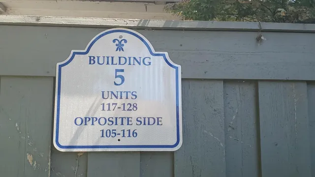 a close up of a sign