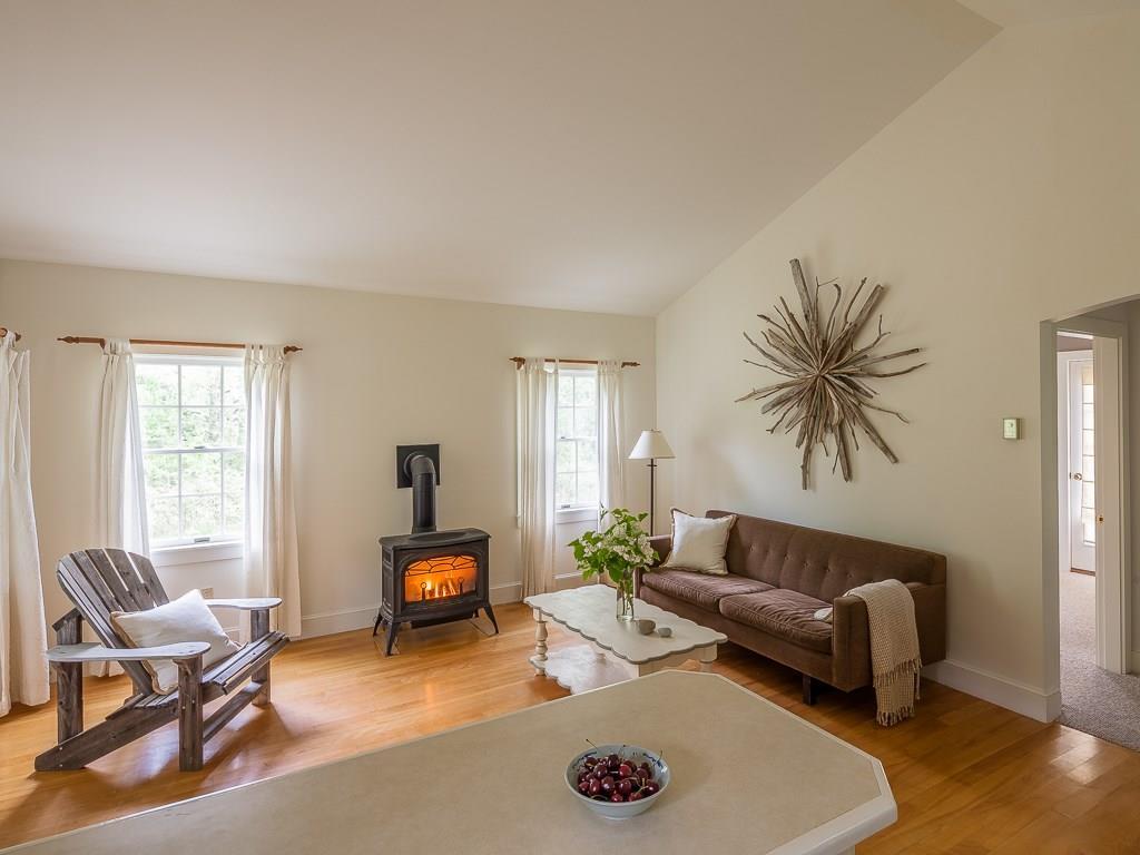 711 Pleasant Point Road Cushing, ME 04563 - Photo 30 of 35 The living room with vaulted...