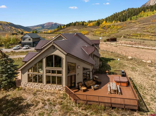 a view of a house with a outdoor space