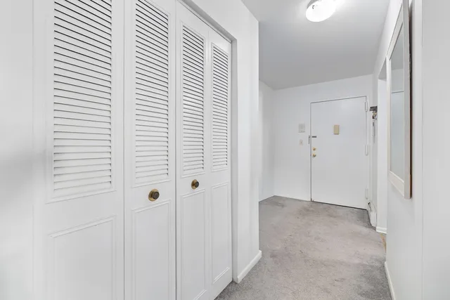 a view of a livingroom with an empty space