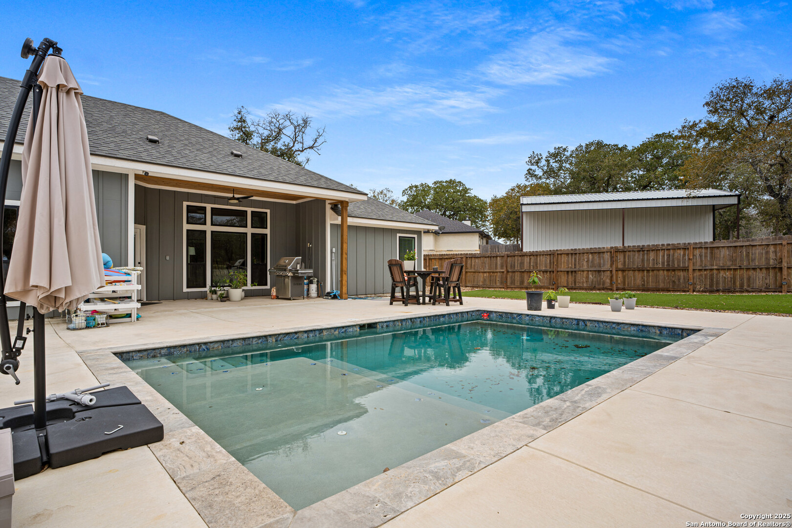 104 Archer Ridge Drive La Vernia, TX 78121 - Photo 36 of 45 front view of a house with a patio