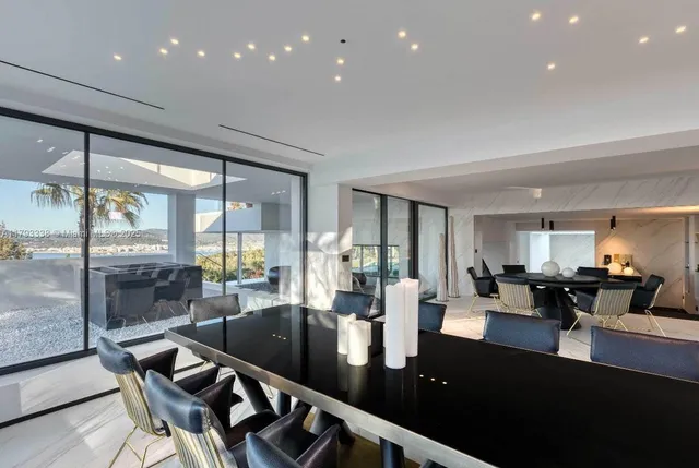 a kitchen with stainless steel appliances a stove and a refrigerator