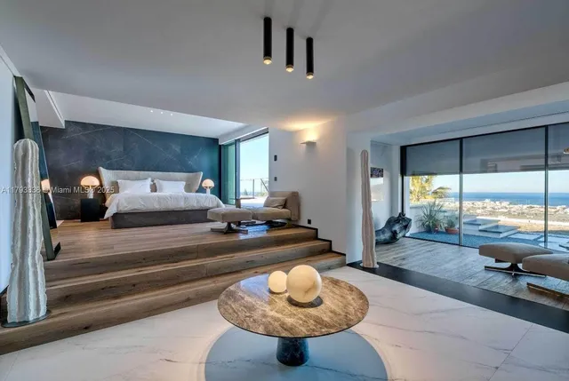 a bathroom with a tub and a shower