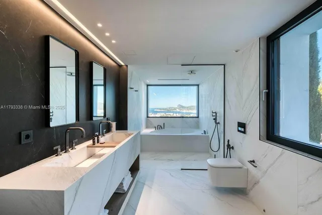 a view of a lake and outdoor space