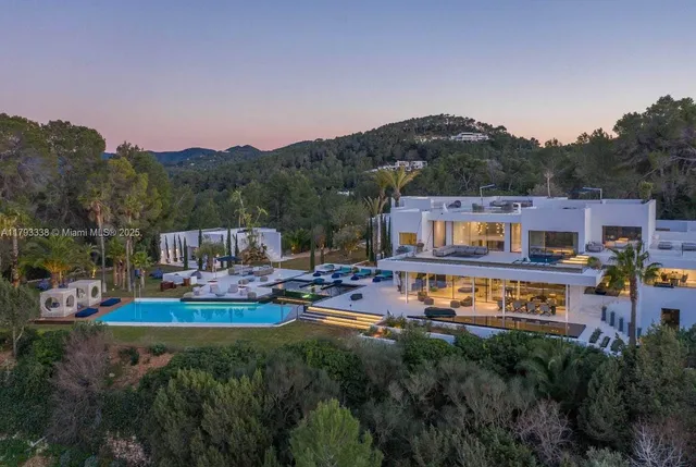 a view of living room with furniture and flat screen tv