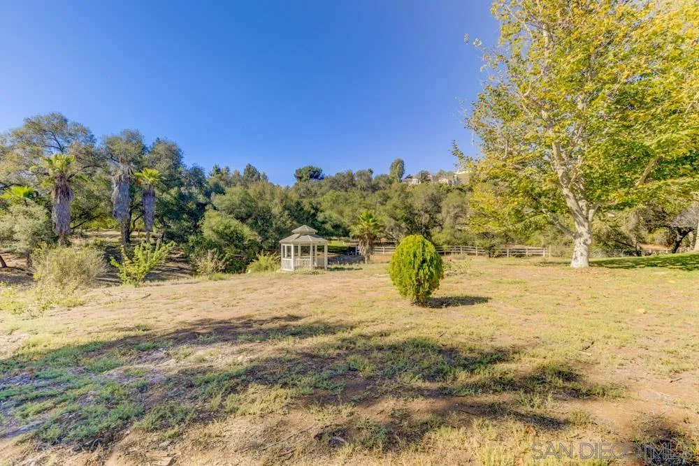 4735 Olive Hill Road Fallbrook, CA 92028 - Photo 12 of 22 a view of a yard with trees