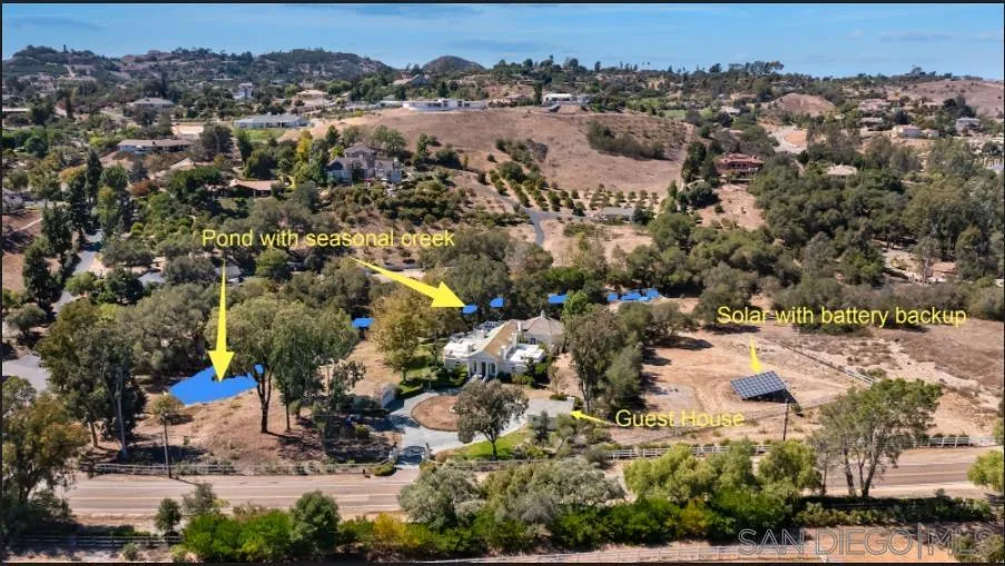 4735 Olive Hill Road Fallbrook, CA 92028 - Photo 3 of 22 an aerial view of multiple house
