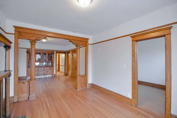 wooden floor in an empty room