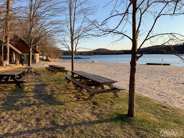 a view of outdoor space with seating area
