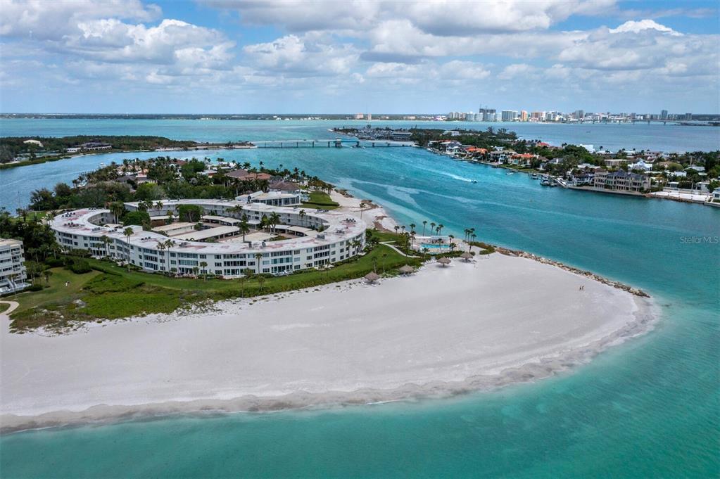 100 Sands Point Road, Unit 108 Longboat Key, FL 34228 - Photo 44 of 46 a view of a lake with a big yard
