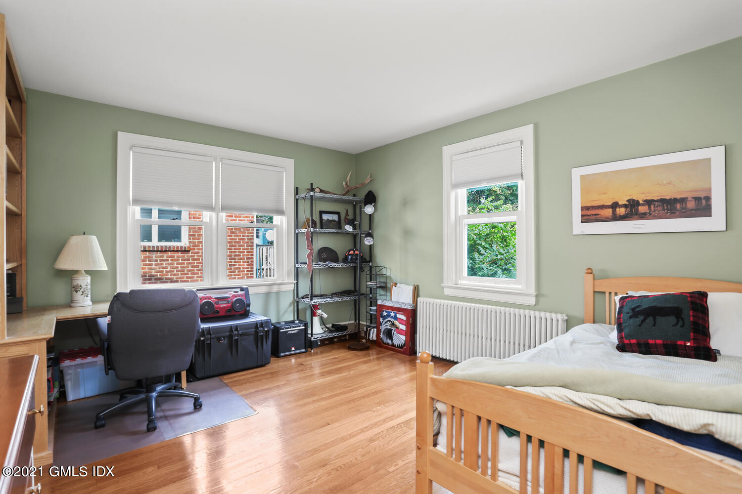 45 Rodwell Avenue Greenwich, CT 06830 - Photo 11 of 42 a bedroom with furniture and a window