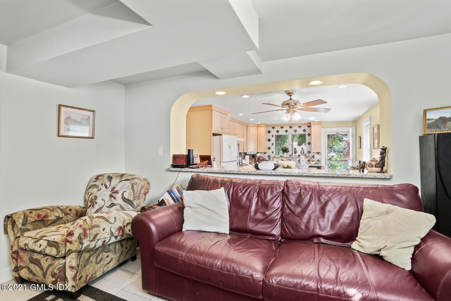 45 Rodwell Avenue Greenwich, CT 06830 - Photo 16 of 42 a living room with furniture and a large window