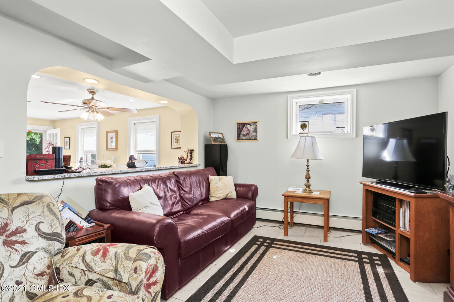 45 Rodwell Avenue Greenwich, CT 06830 - Photo 20 of 42 a living room with furniture and a flat screen tv