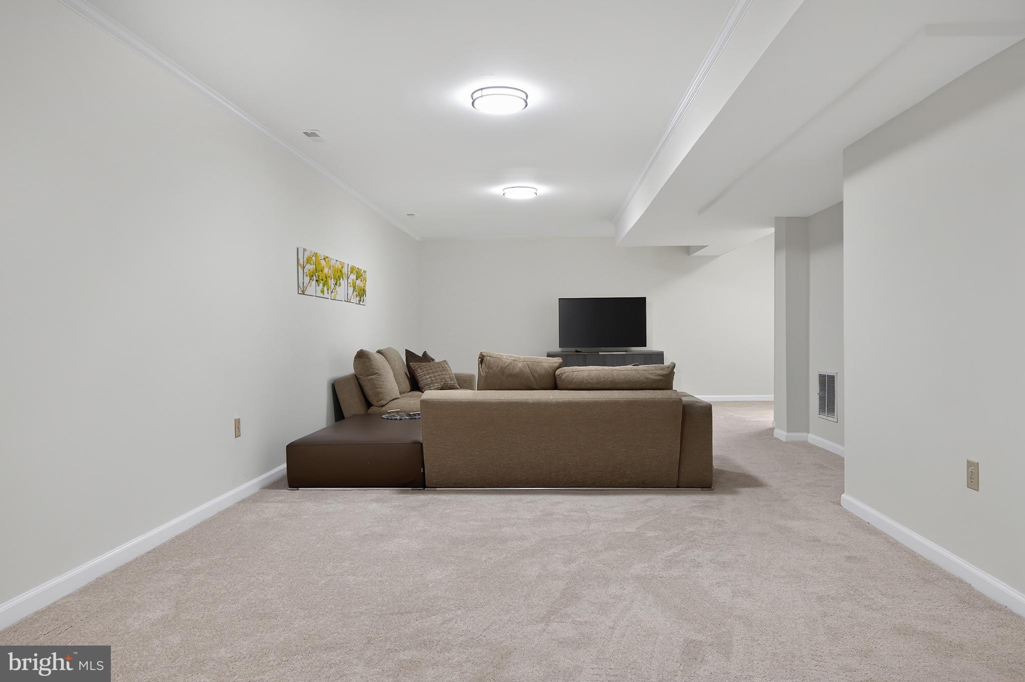 37896 Legard Farm Road Purcellville, VA 20132 - Photo 75 of 117 a living room with furniture and a flat screen tv