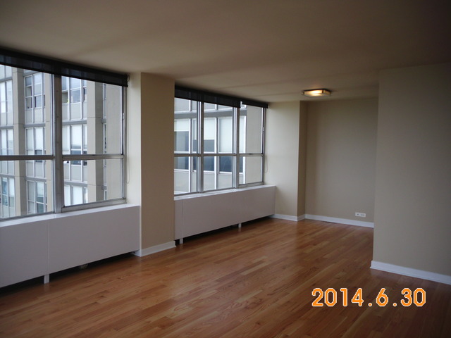 655 West Irving Park Road, Unit 4910 Chicago, IL 60613 - Photo 6 of 22 an empty room with wooden floor and windows