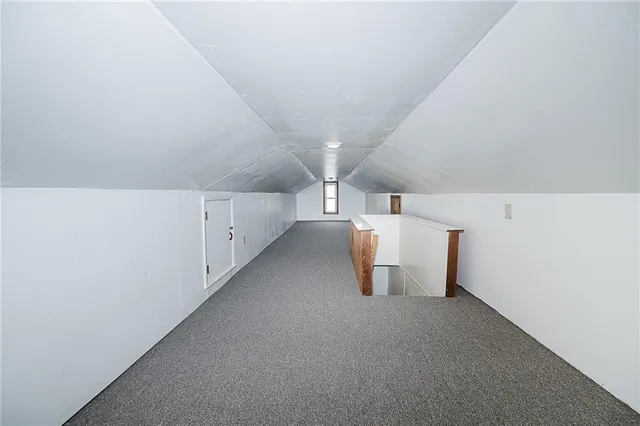 a view of a livingroom with an empty space