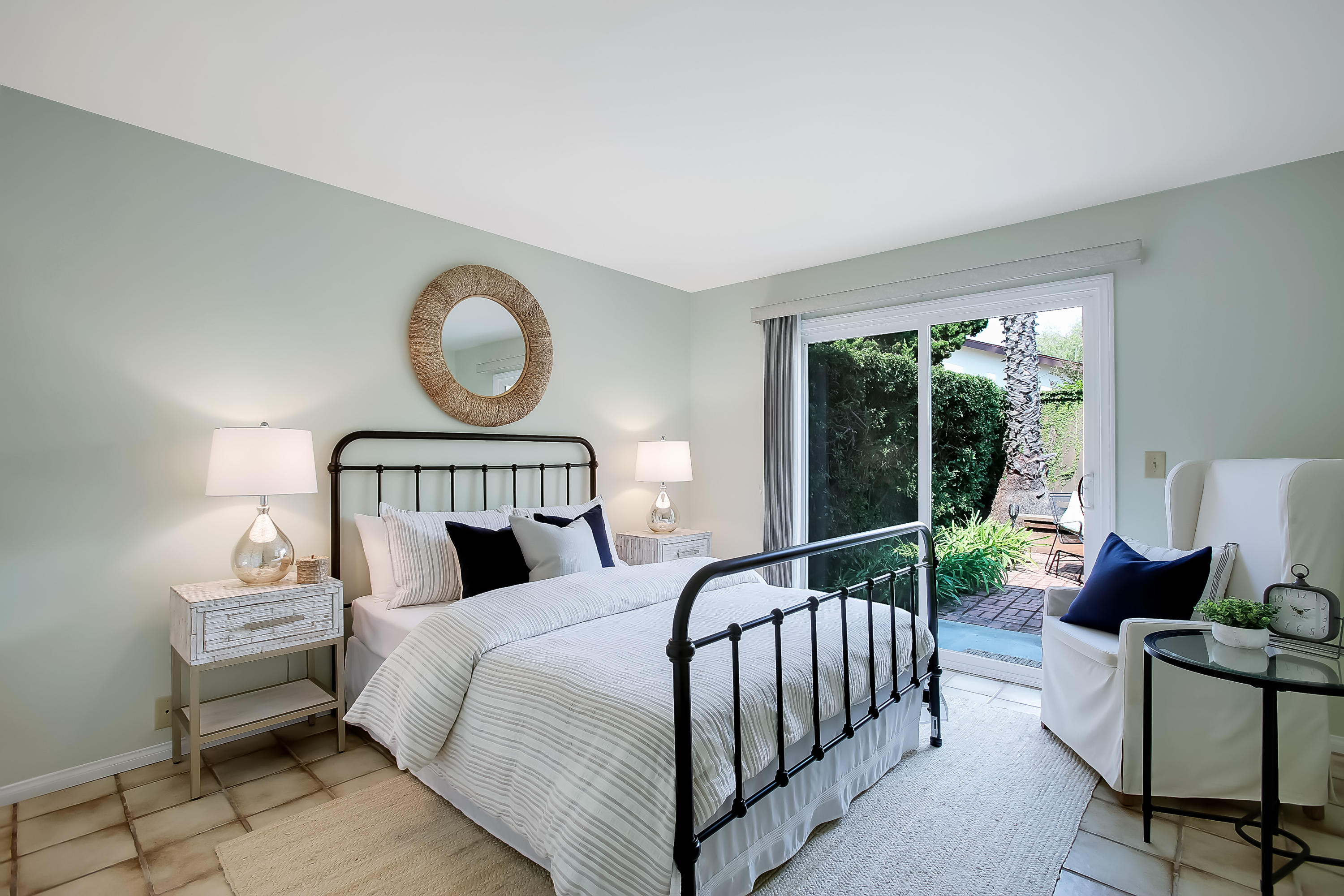 7206 Georgetown Road Goleta, CA 93117 - Photo 17 of 34 a bedroom with bed and a large window