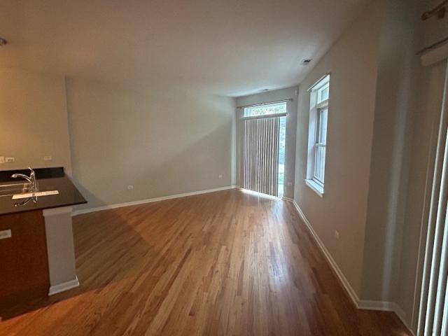 1461 South Halsted Street, Unit 1B Chicago, IL 60607 - Photo 16 of 20 an empty room with wooden floor and windows