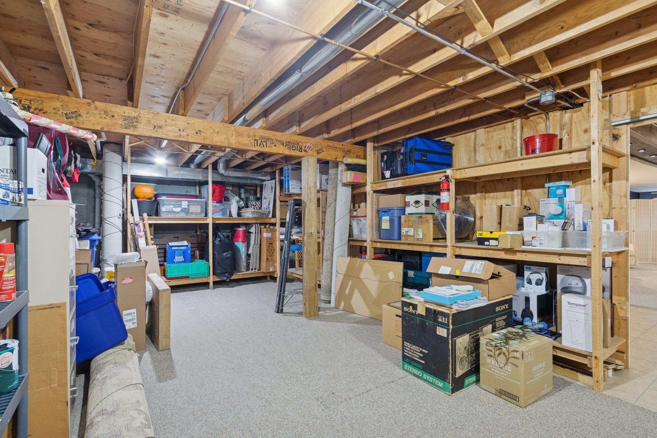 638 Merrion Road Roscoe, IL 61073 - Photo 34 of 64 a view of store room with racks