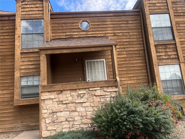 a view of a door of the house