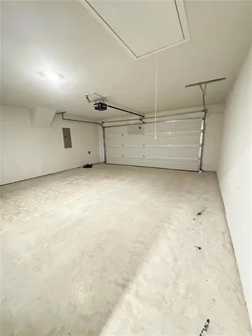 a view of a room with an empty space