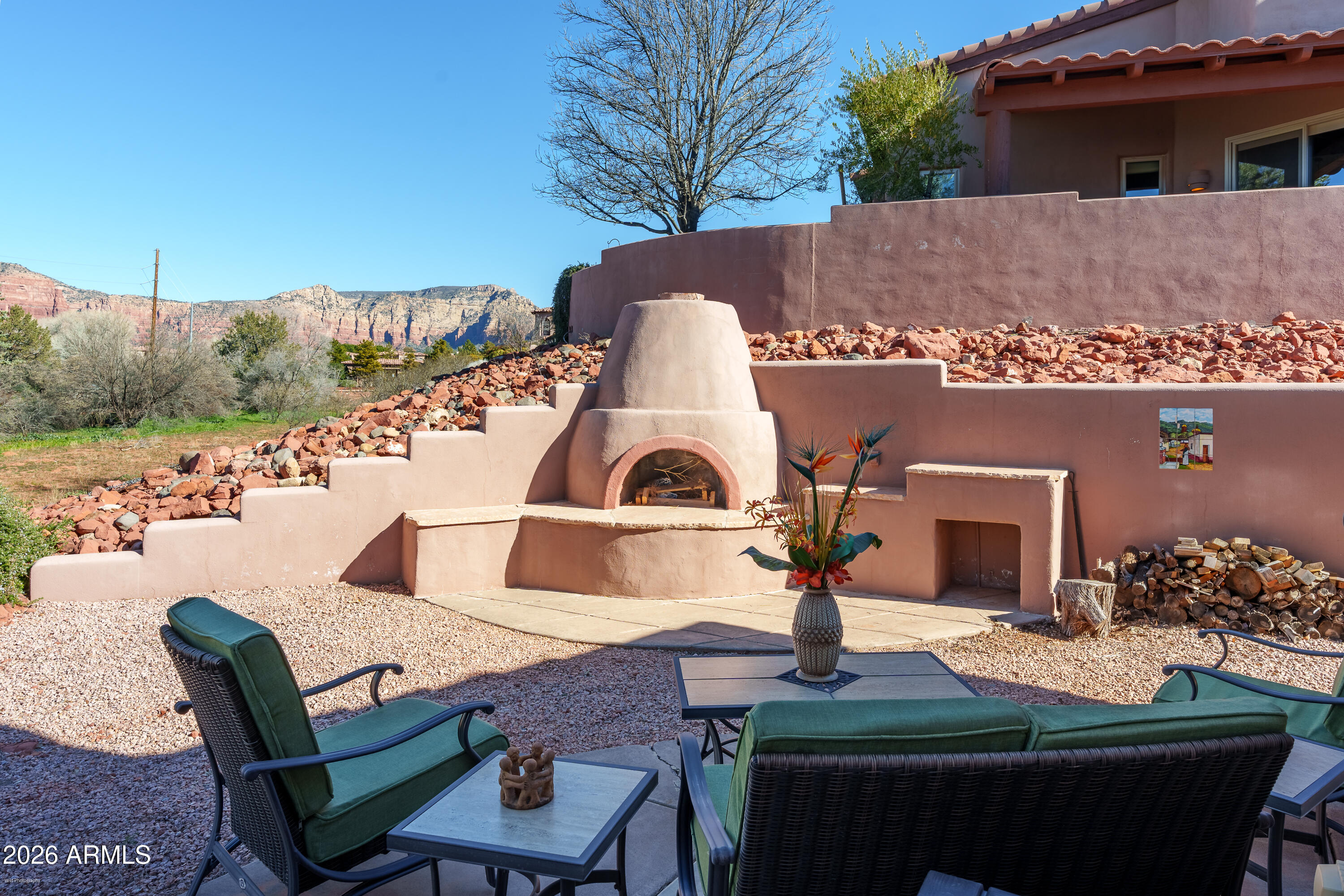 100 Rio Sinagua Sedona, AZ 86351 - Photo 33 of 43 a front view of a house with garden