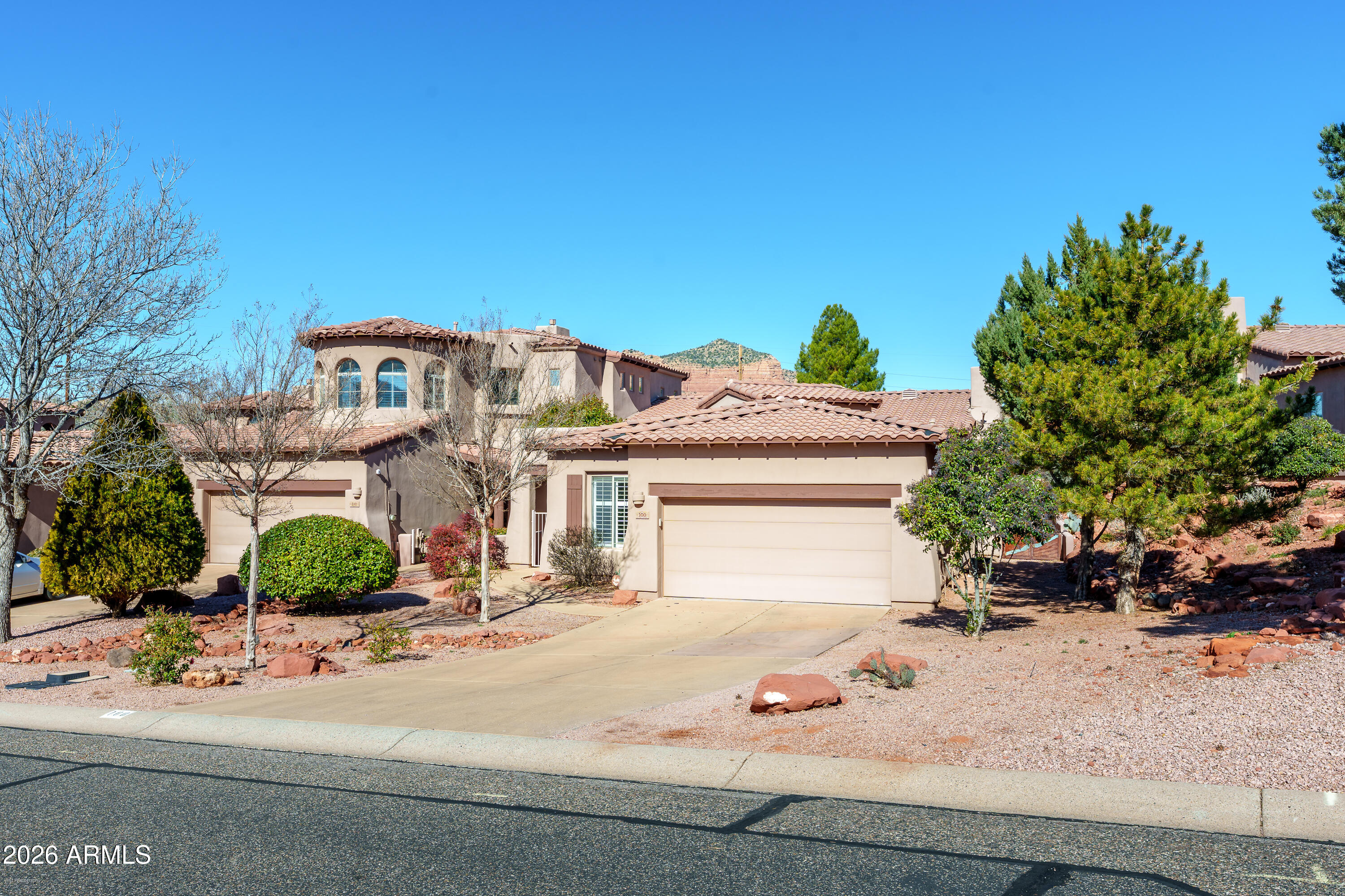 100 Rio Sinagua Sedona, AZ 86351 - Photo 5 of 43 a view of a house with a outdoor space