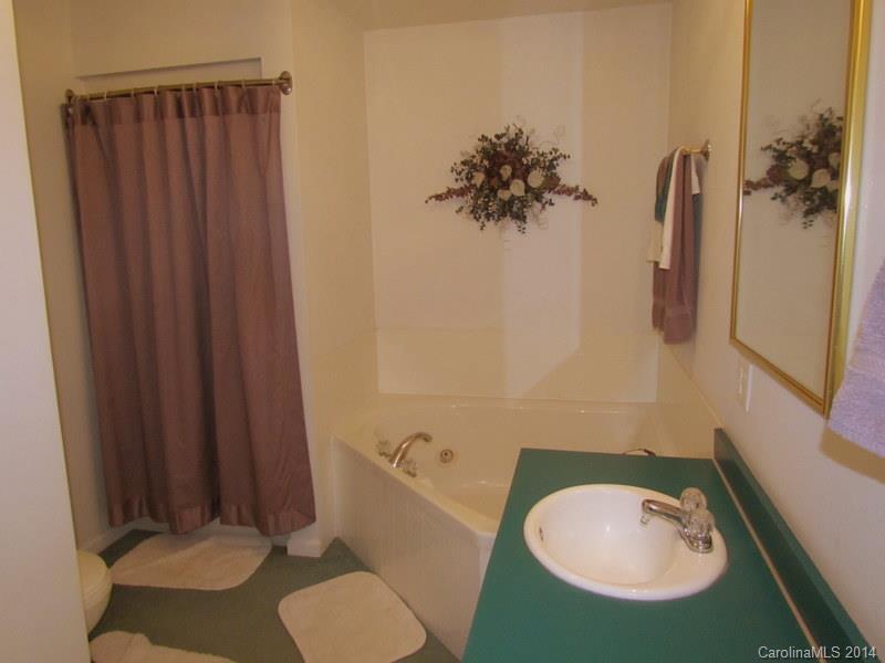 7858 Cheatham Ford Road Hiddenite, NC 28636 - Photo 21 of 24 a bathroom with a sink toilet and shower